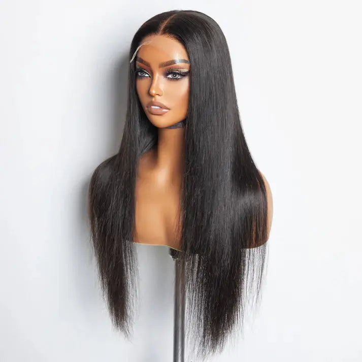 Bone Straight 5x5 HD Lace Closure Wig - Bundle Dash Delivery Store